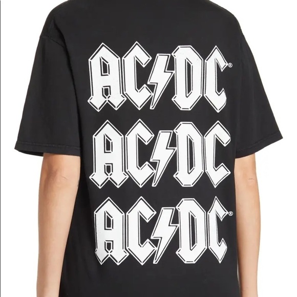 NWOT Recycled Karma AC/DC Graphic Tee - Picture 2 of 5